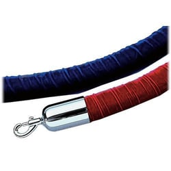 Manutan Velvet rope 1 m Bordeaux / Chrome, Quantity: Varje