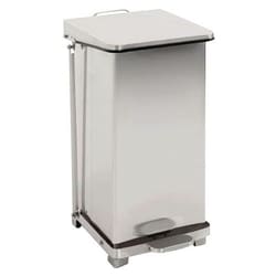 Manutan Manutan industrial pedal bin - 45 L - 304 stainless steel, Quantity:
