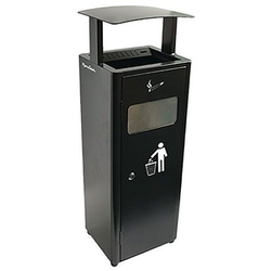 Manutan Ashtray/Litter Bin - 3 L/24 L, Quantity: Each
