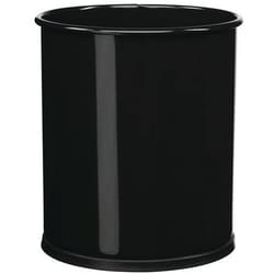 Manutan waste paper bin - 8 L - Black, Quantity: cada uno