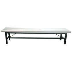 Manutan Bench, 2150 mm, white PVC, Quantity: Each