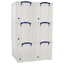Manutan X6 24 L Clear Really Useful Box | Fisher Scientific