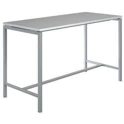 Manutan Standing table Creo Aluminium frame, grey top, L 180, Quantity: