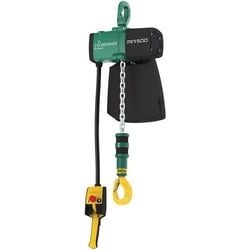 Manutan Pneumatic chain hoist JDN Mini - load capacity 500 kg - lifting