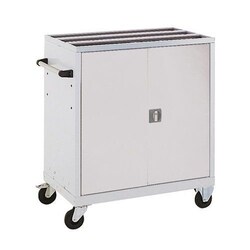 Manutan Light Grey CNC Door Kit for Tool Louvre Panel Trolley, Quantity: