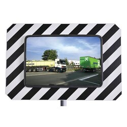 Manutan Street mirror 400 x 600 mm Poly+, Quantity: Each