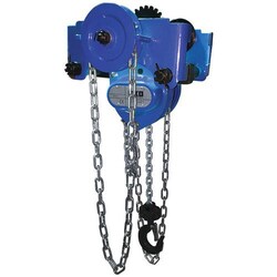 Manutan Combination chain hoist/trolley CDE - 12000 kg - lifting height