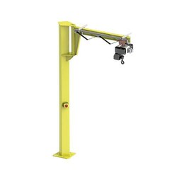 Manutan Pillar-mounted slewing crane 250 kg extension = 4m + electr. chain