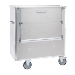 Manutan Aluminium transport trolley 1320 x 760 x 1475, Quantity: Each