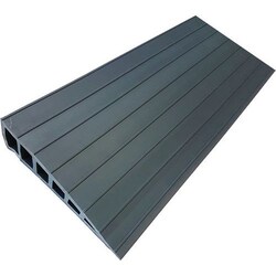 Manutan Drive-on ramp - 150 mm x 40 mm x 1000 mm - Grey, Quantity: Each