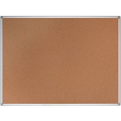 Manutan Cork pinboard with aluminium frame, 900 x 600, Quantity: 1 Stück