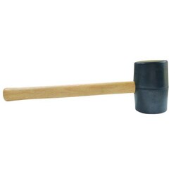 Manutan Rubber mallet 450 g - Manutan, Quantity: 1 Stück