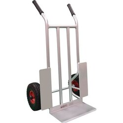 Manutan Wide Back Steel Sack Truck With Puncture Proof Tyres, Quantity: