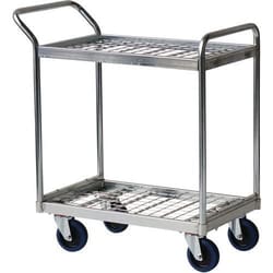 Manutan Two Tier Picking Trolley HxWxD 830x460x920mm, Quantity: Each