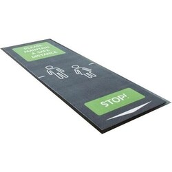 Manutan Social Distancing Mats for Schools 0.65x2m People, Quantity: Each