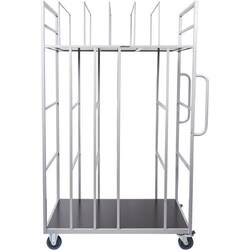 Manutan Mobile cardboard box trolley - load capacity 150 kg, Quantity: