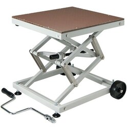 Manutan Mobile lift table mechanical, Force: 120 kg, shelf mini height: