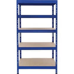 Manutan Light Duty Shelving Rapid 3 Evolution - 1,800 x 900 x 450 - Blue,