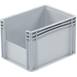 Manutan Euronorm container with front opening - 26 L, Quantity: Each
