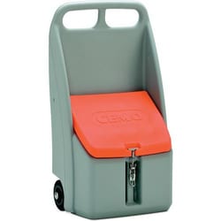 Manutan Trolley for grit bin Go-Box 70 L - Cemo, Quantity: Each