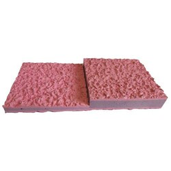 Manutan Adekwat Anti-Vibration Plate 100 mm x 100 mm - Purple-Pink, Quantity: