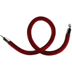 Manutan Rope for Poles head ball, length: 2 m, colour: Red rope Ø: 38 mm,