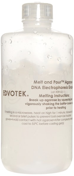 Edvotek Reagents for Electrophoresis: Melt and Pour UltraSpec-Agarose 400 mL | Buy Online | Edvotek&trade; | Fisher Scientific