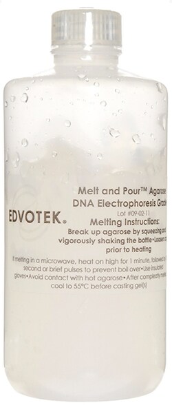 Edvotek Reagents for Electrophoresis: Melt and Pour UltraSpec-Agarose 400 mL | Buy Online | Edvotek&trade; | Fisher Scientific