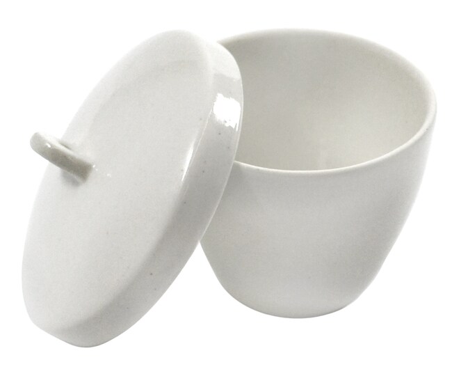 Eisco Porcelain Crucible With Lid Tall Form 50 ML Buy Online Eisco 