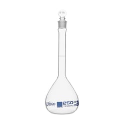Eisco&trade;&nbsp;Class B Glass Volumetric Flask with Glass Stopper