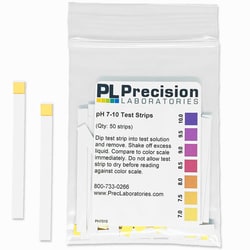 Eisco™ Test Strips 7-10 Range - Narrow-Range pH Testing Kit with Broad Color Spectrum, 50 Strips