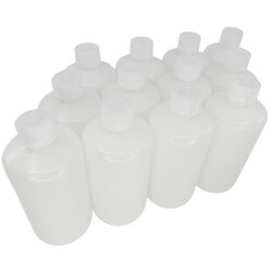 Eisco Labs Narrow Mouth HDPE Translucent Reagent Bottles with Polypropylene