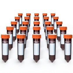 Eisco Labs 50 mL Polypropylene Centrifuge Tubes with Flat Cap, Not Racked,