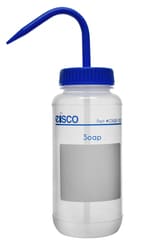 Eisco™ Performance Plastic Chemical Wash Bottles with 1 Color Label