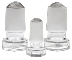 Eisco Hollow Glass Hexagonal Stoppers:Stoppers and Closures:Stoppers