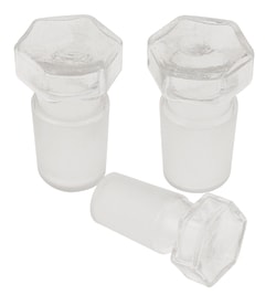 Eisco&trade;&nbsp;Hollow Hexagonal Glass Stopper