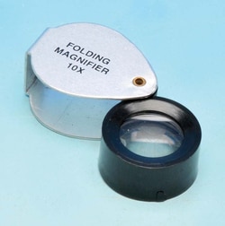 Eisco™ Magnifier with Folding Aluminium Case