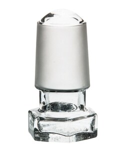 Eisco Hollow Glass Hexagonal Stoppers StopperNumber: 24/29:Stoppers and