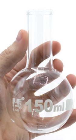 Eisco&trade;&nbsp;Glass Round Bottom Boiling Flask, Narow Neck
