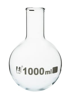 Eisco Glass Round Bottom Boiling Flask, Narow Neck