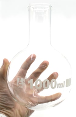 Eisco Glass Round Bottom Boiling Flask, Narow Neck