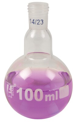 Eisco Glass Flat Bottom Flask 100 mL | Buy Online | Eisco&trade; | Fisher Scientific