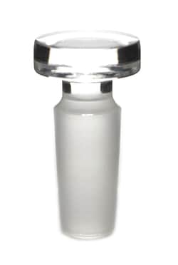 Eisco Solid Glass Flat Head Stoppers 10/19 joint size:Stoppers and Closures,