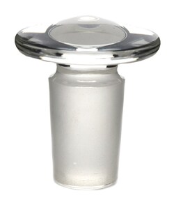 Eisco Solid Glass Flat Head Stoppers 19/26 joint size:Stoppers and Closures,