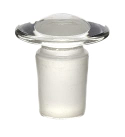 Eisco Solid Glass Flat Head Stoppers 24/29 joint size:Stoppers and Closures,