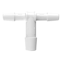 Fisherbrand 1/4 in. ID x 3/8 in. ID Reduction Tee - Polypropylene - QC:Tubing,