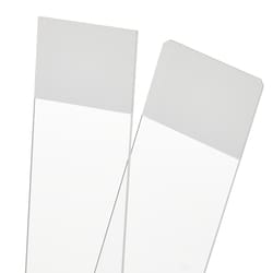 Basix Adhesion Microscope Slides White; 45 degrees:Microscope Slides, Quantity: