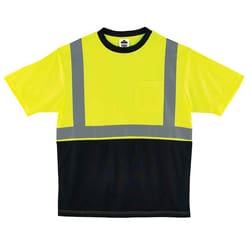 Ergodyne™ GloWear™ 8289BK Type R Class 2 Black Front T-Shirt