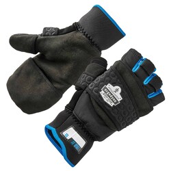 Ergodyne&trade;&nbsp;ProFlex&trade; 816 Thermal Fingerless Winter Work Gloves/Flip-Top Mittens
