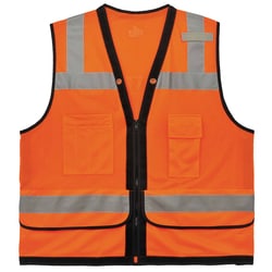 Ergodyne™ GloWear™ 8253HDZ Type R Class 2 Heavy-Duty Mesh Surveyors Vest